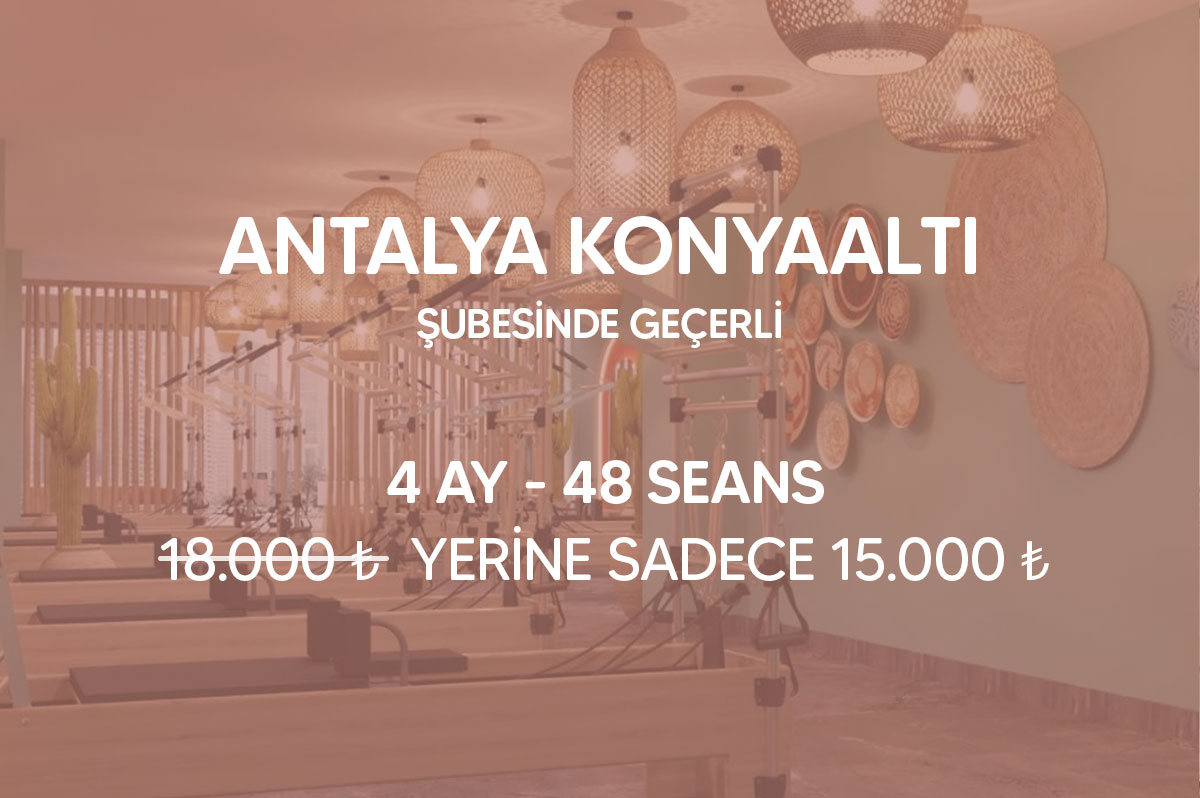 Pilates By Ebru Konyaaltı Şubesi Kampanya